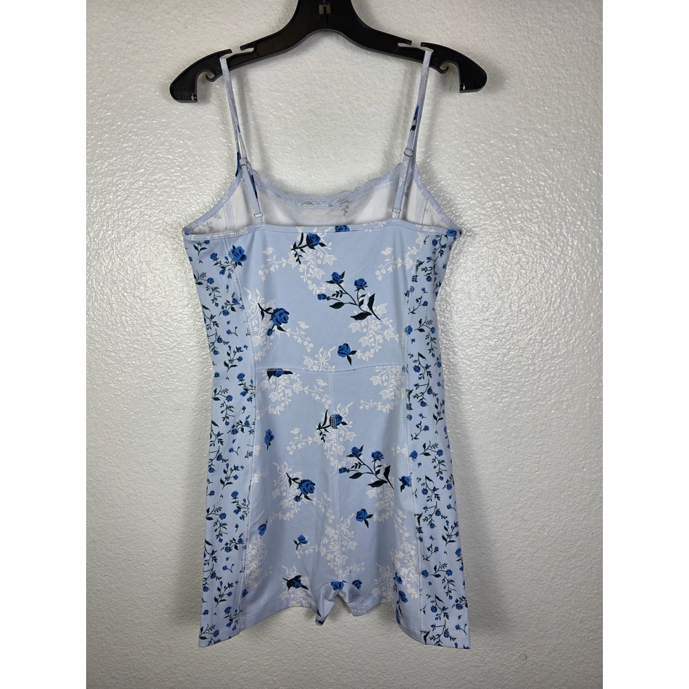 Wild Fable ButterBliss Floral Romper Light‎ Blue Lace Trim Small - Picture 2 of 8